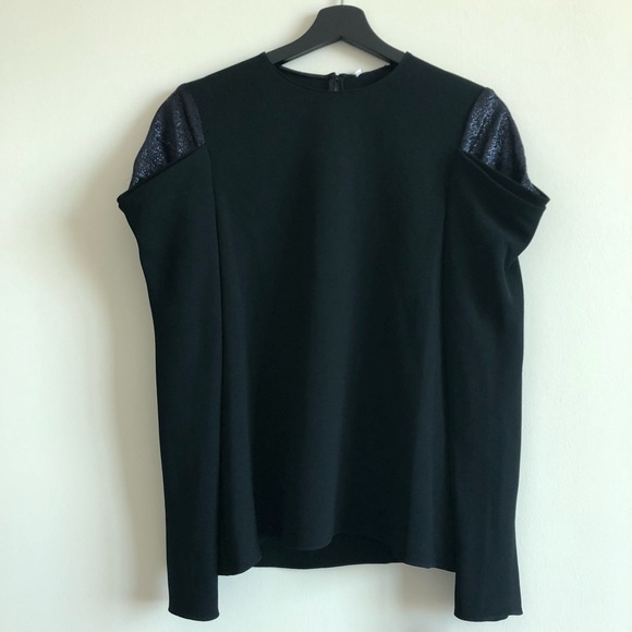 TIBI Detailed Shoulder Blouse - Picture 2 of 7